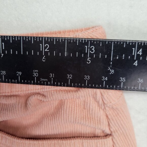 Altar'd State Size Medium Pink Corduroy Frayed Mini Skirt‎ Summer Flirty Pretty - Picture 2 of 7